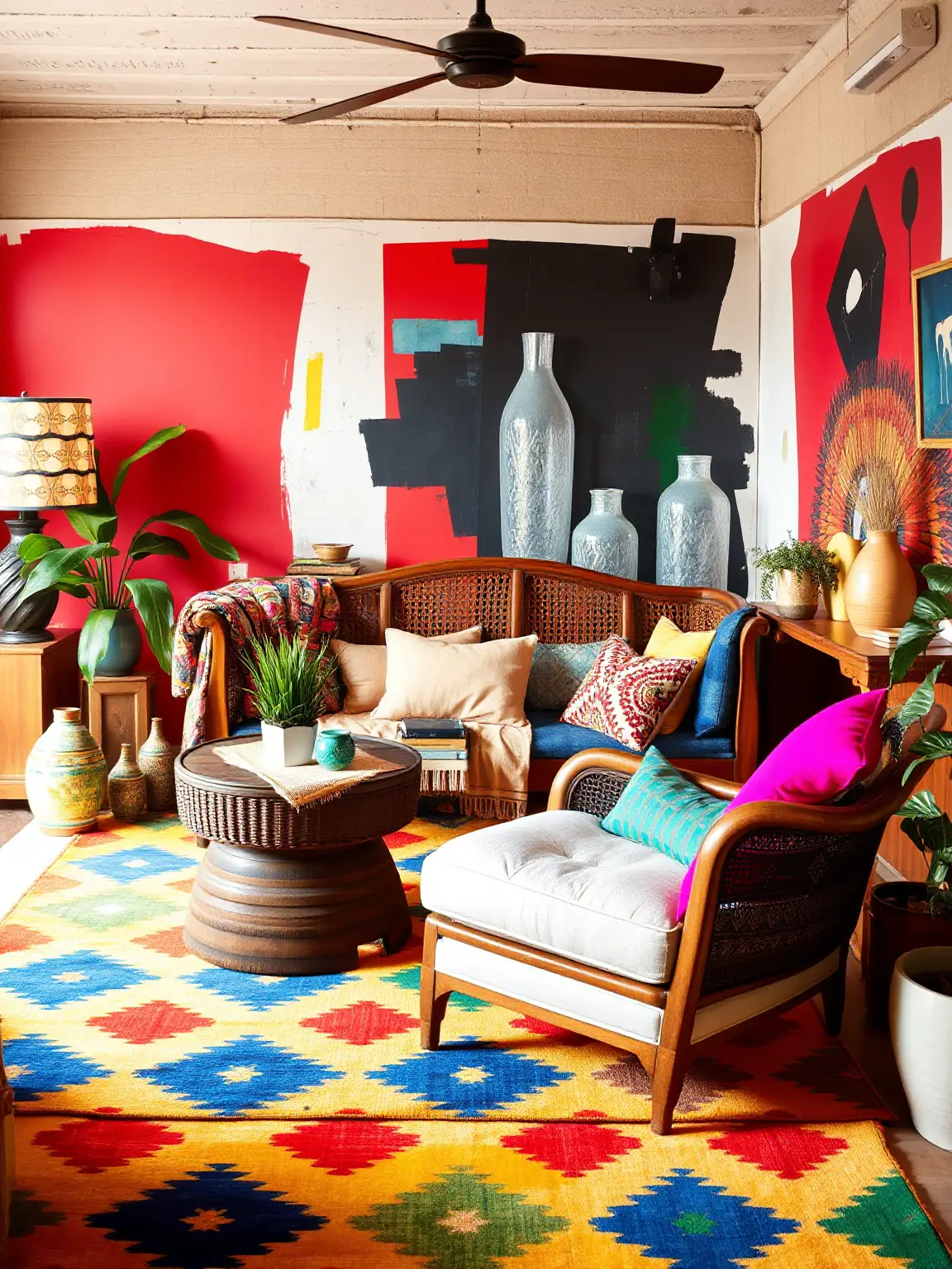 Celebrate Eclectic Style with a Vibrant Boho Space