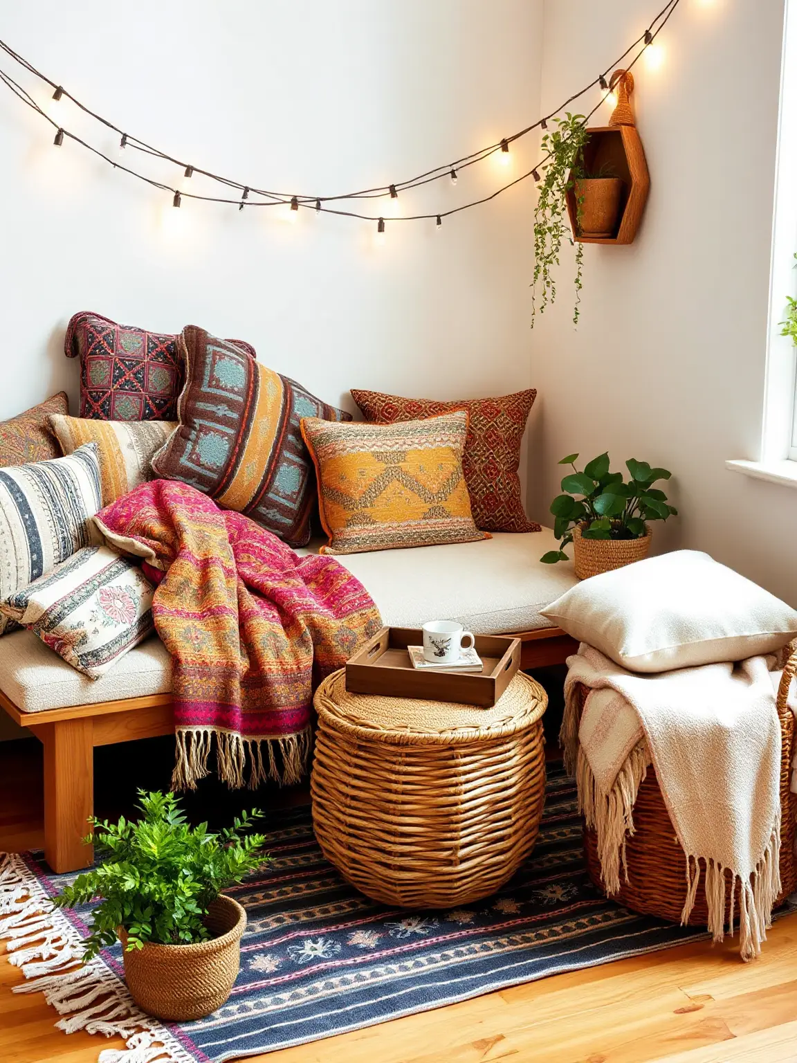 Design a Cozy Retreat with a Boho Nook