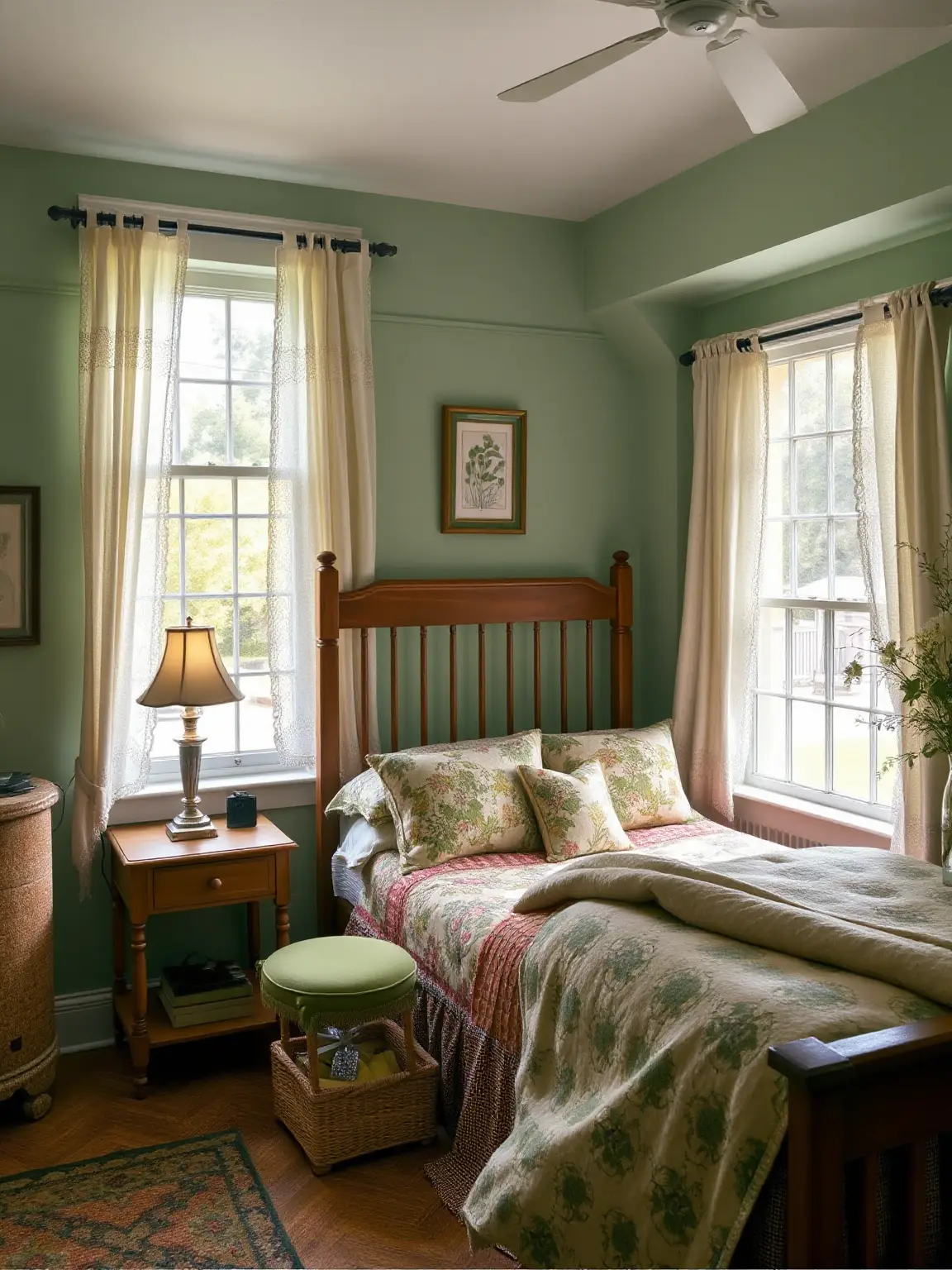 Cottage Style Green A Classic and Cozy Look