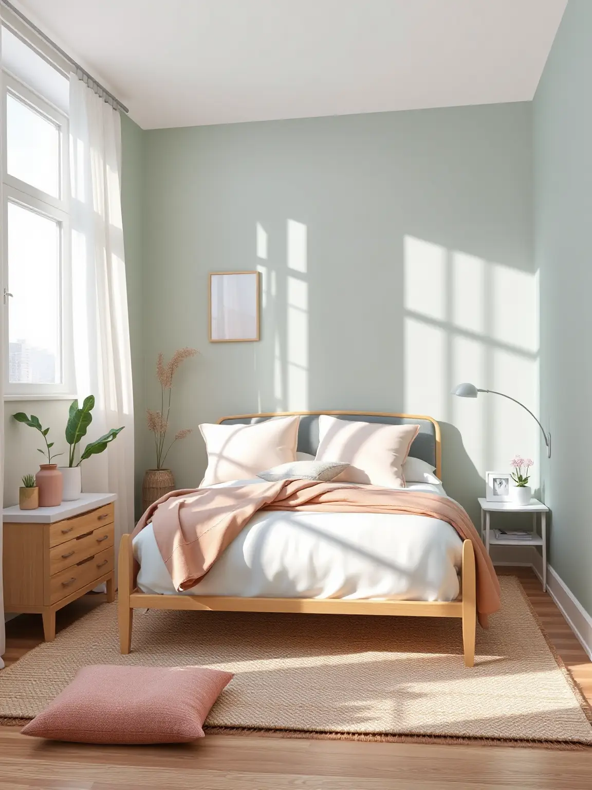 Soft Pastel Green for a Serene Escape