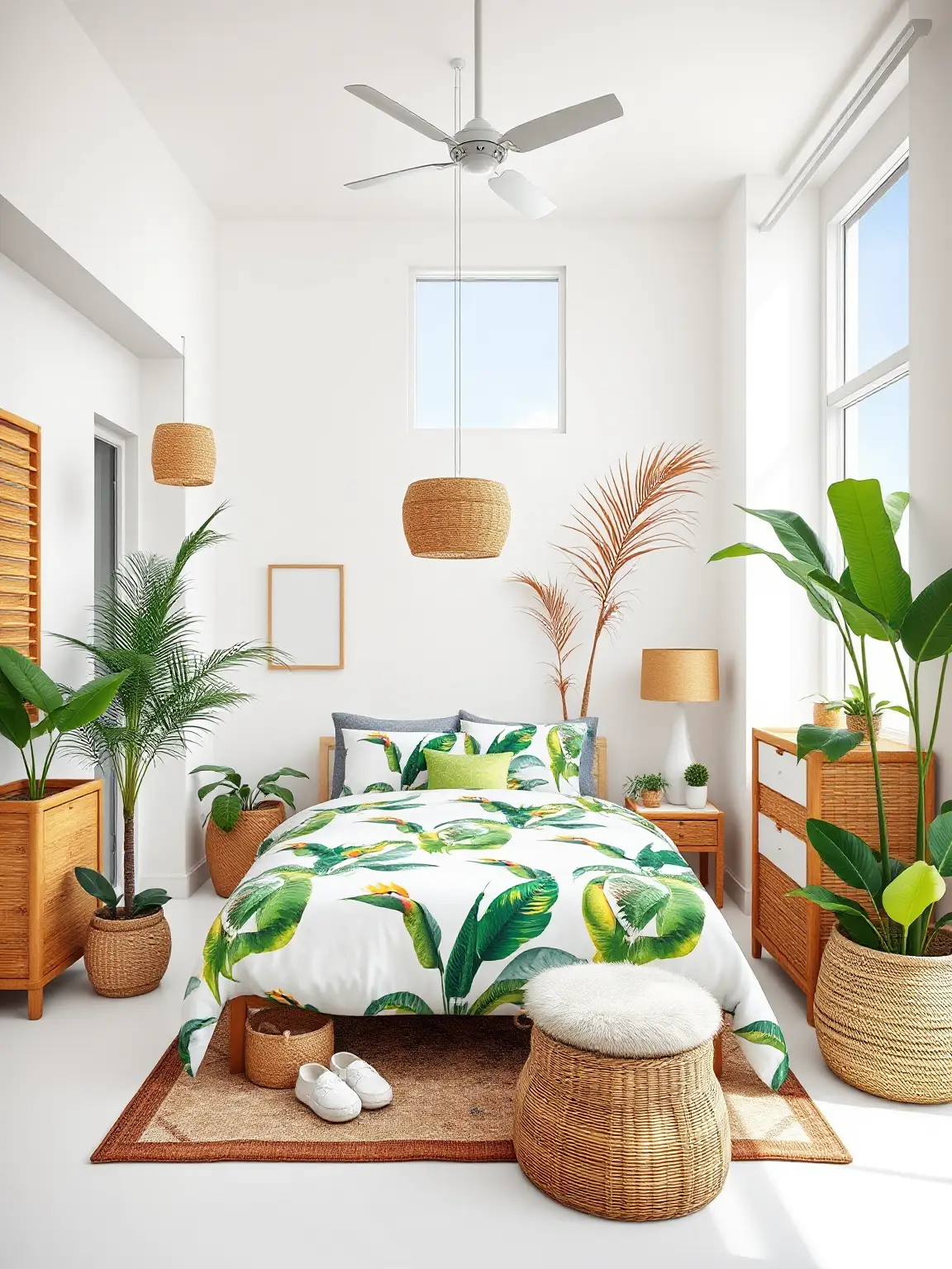 Tropical Getaway Bring Island Vibes to Your Bedroom