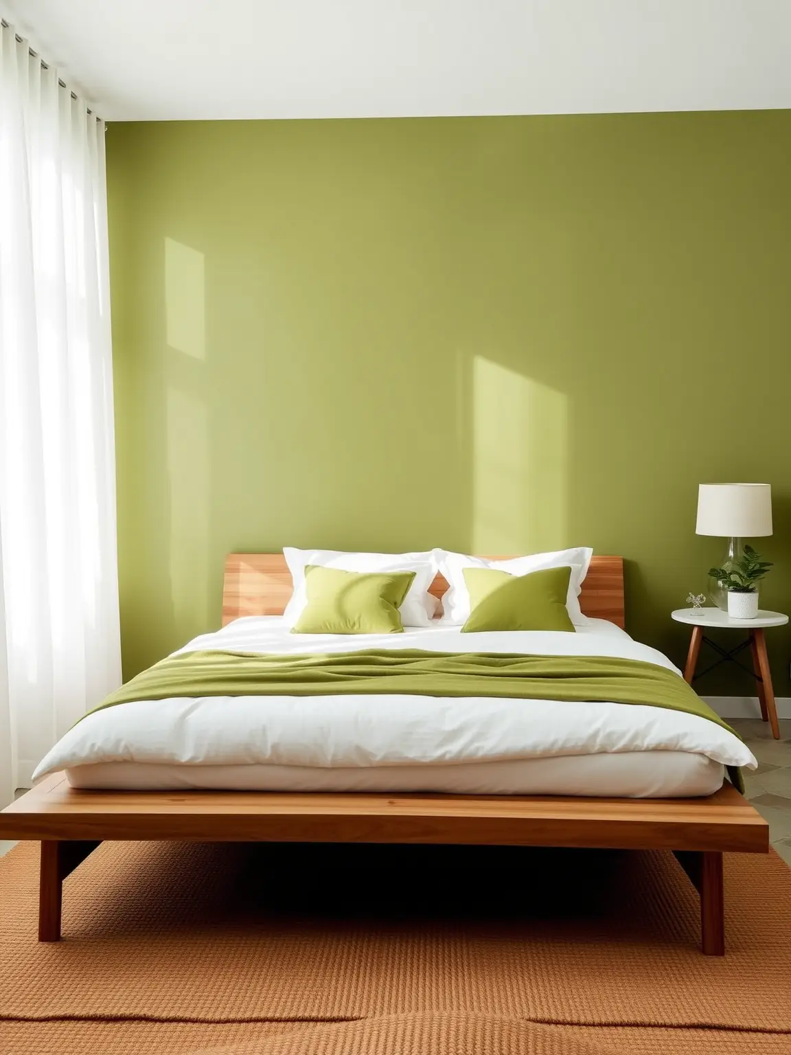 Transform Your Bedroom with a Minimalist Green Sanctuary