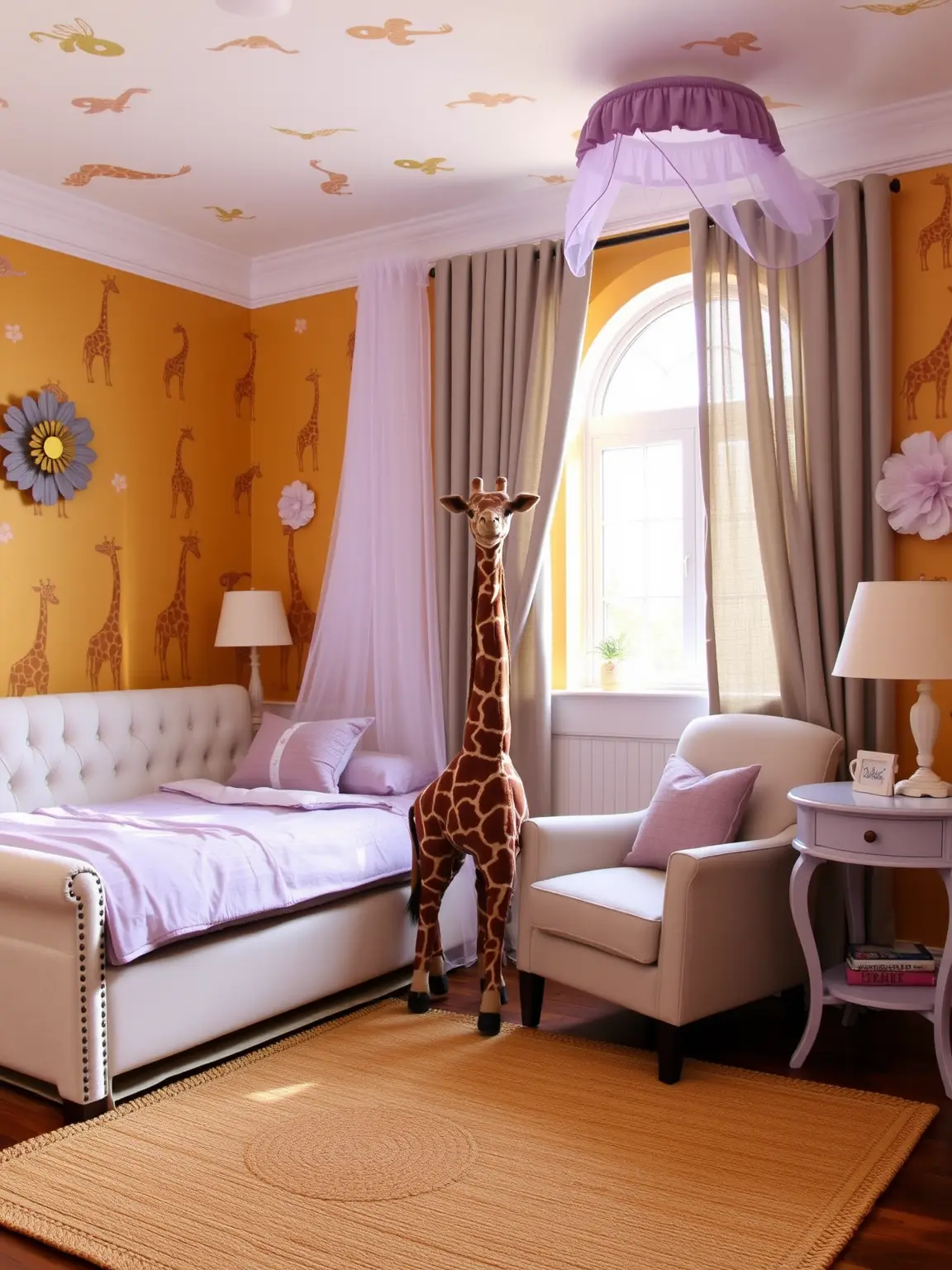 Transform the Room into a Giraffe Dreamscape