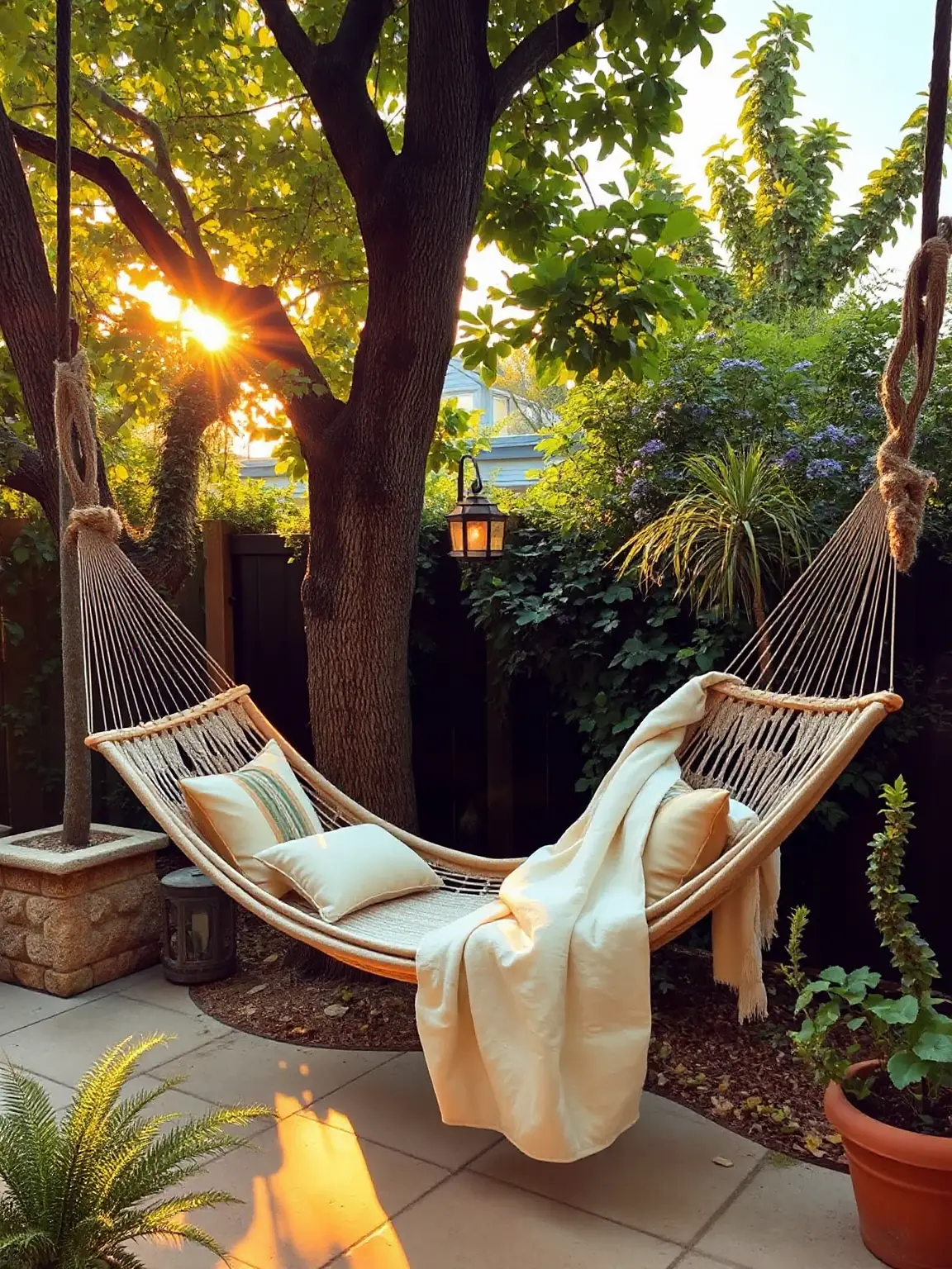 Add a Hammock for Relaxation and Comfort