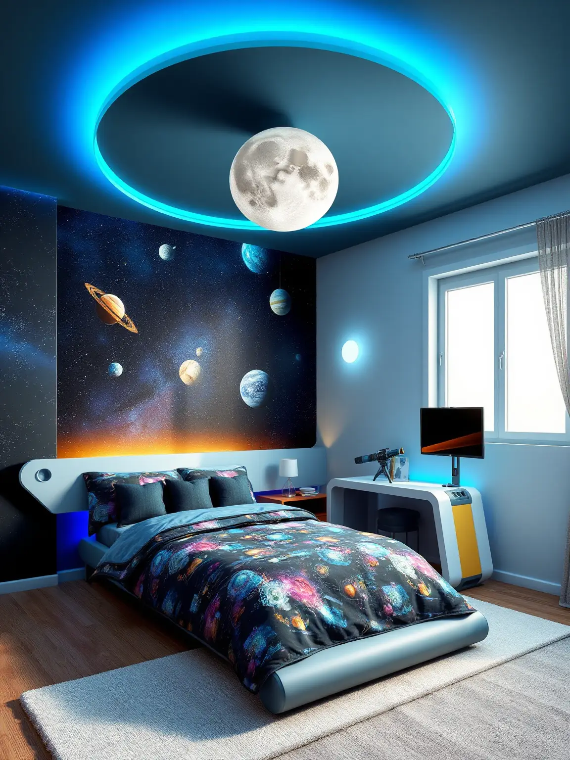 A Galactic Journey Sci Fi Dream Room