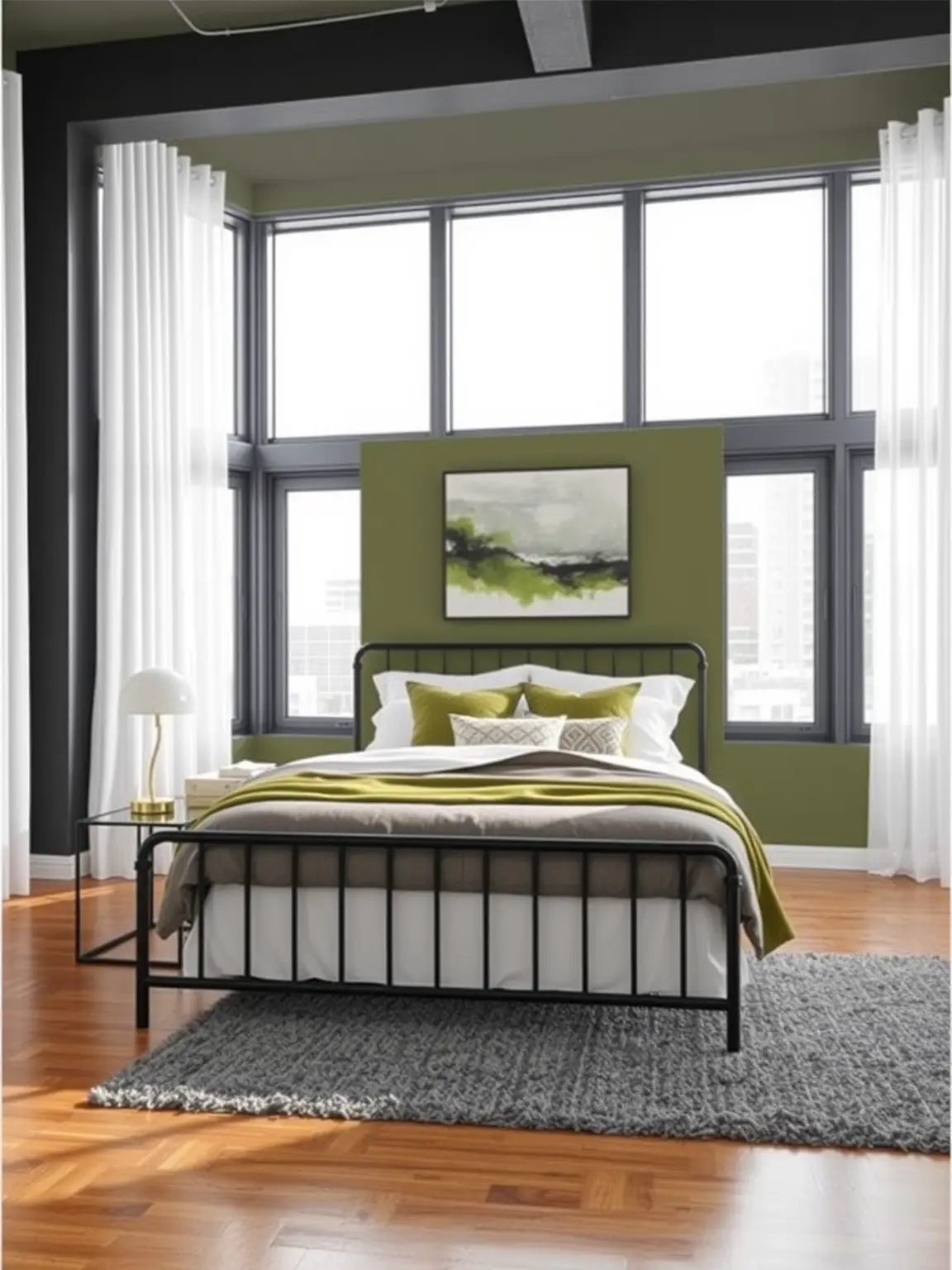 Elevate Modern Style with an Urban Chic Green Aesthetic