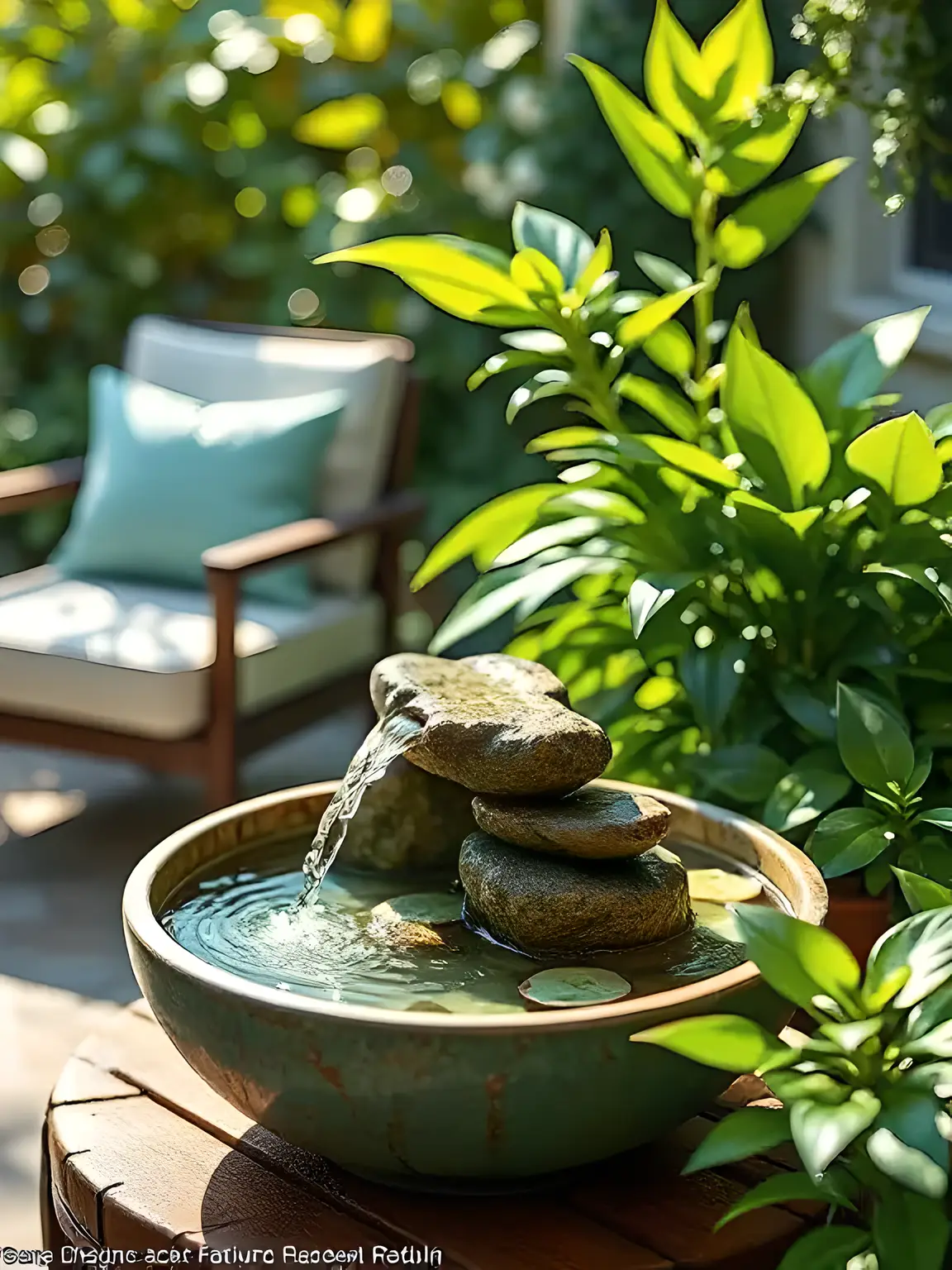 Incorporate a Water Feature for Relaxing Sounds