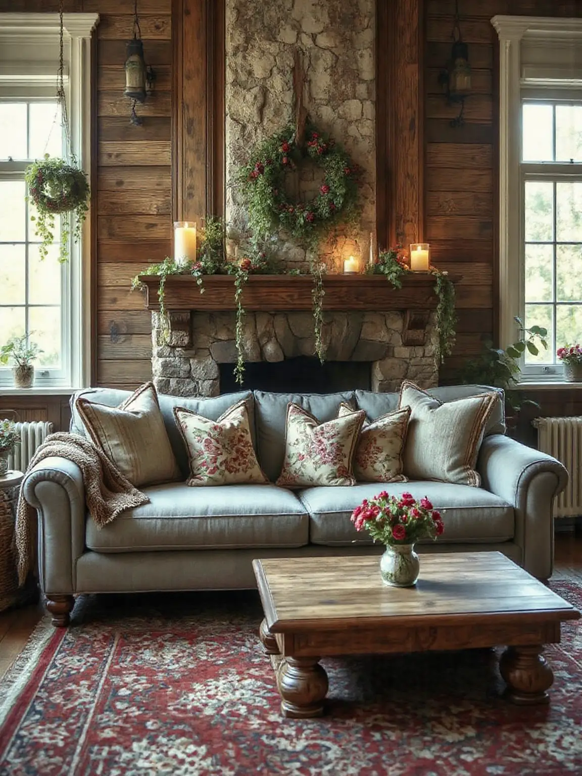 Embrace Rustic Charm with an Accent Wall