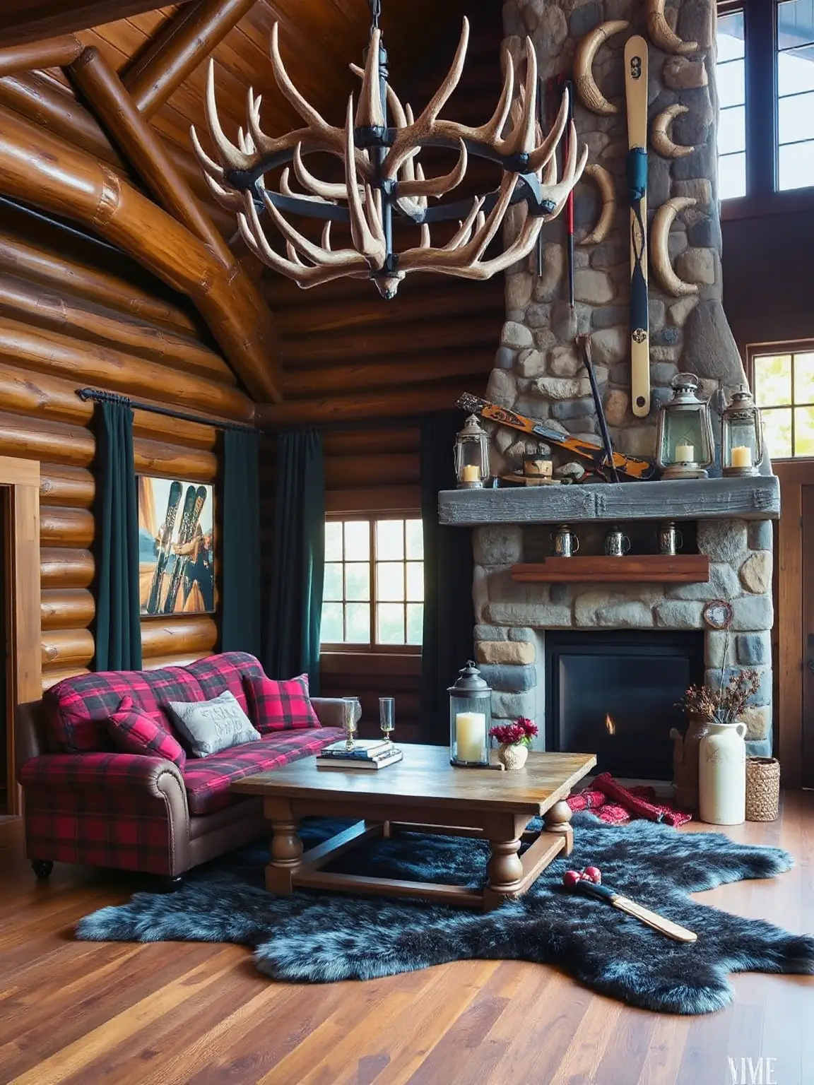 Capture Mountain Lodge Vibes with Cabin-Inspired Decor