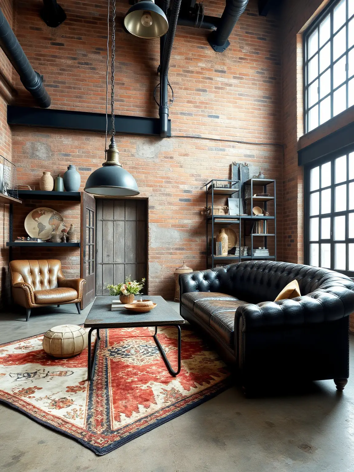 Infuse Urban Edge with Rustic Industrial Aesthetic