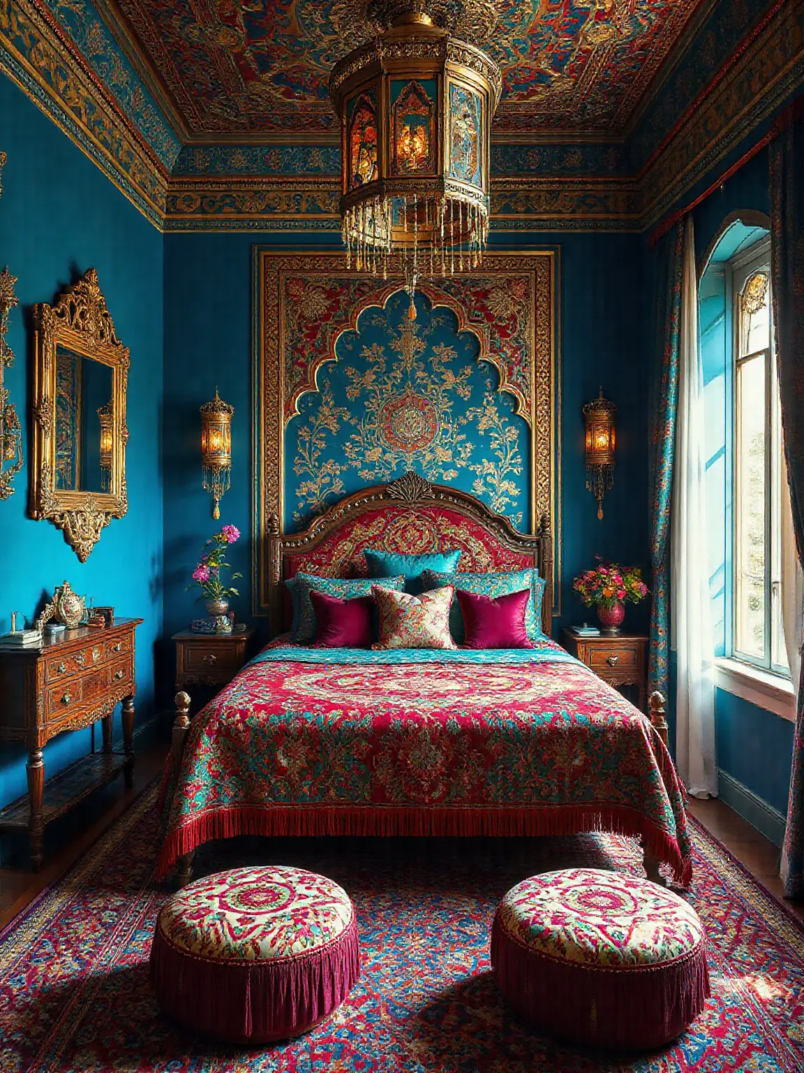 Moroccan Inspired Luxe with Jewel Tones