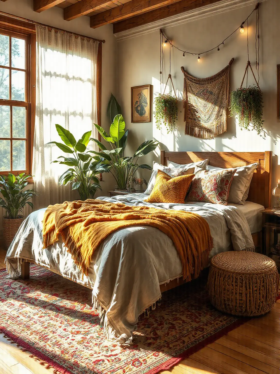 Tropical Boho Bliss with Vibrant Patterns