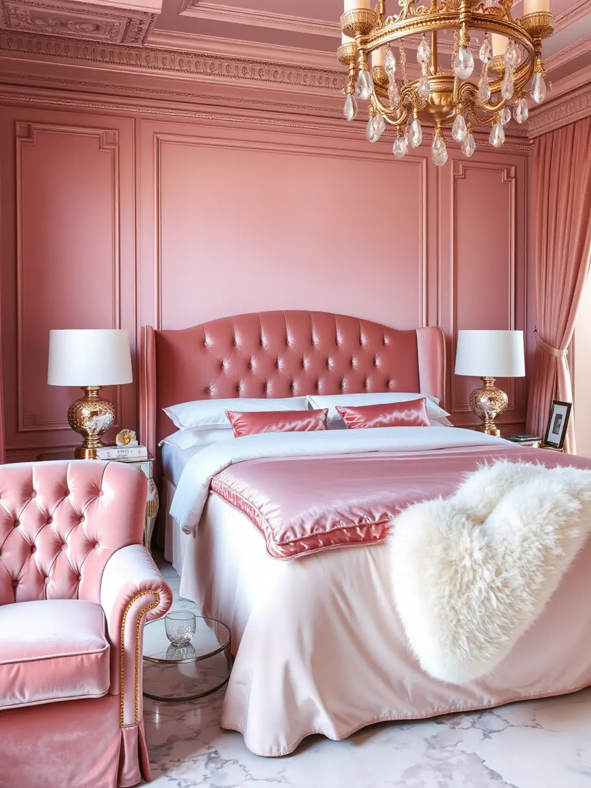 Velvet Luxe The Ultimate Pink Bedroom