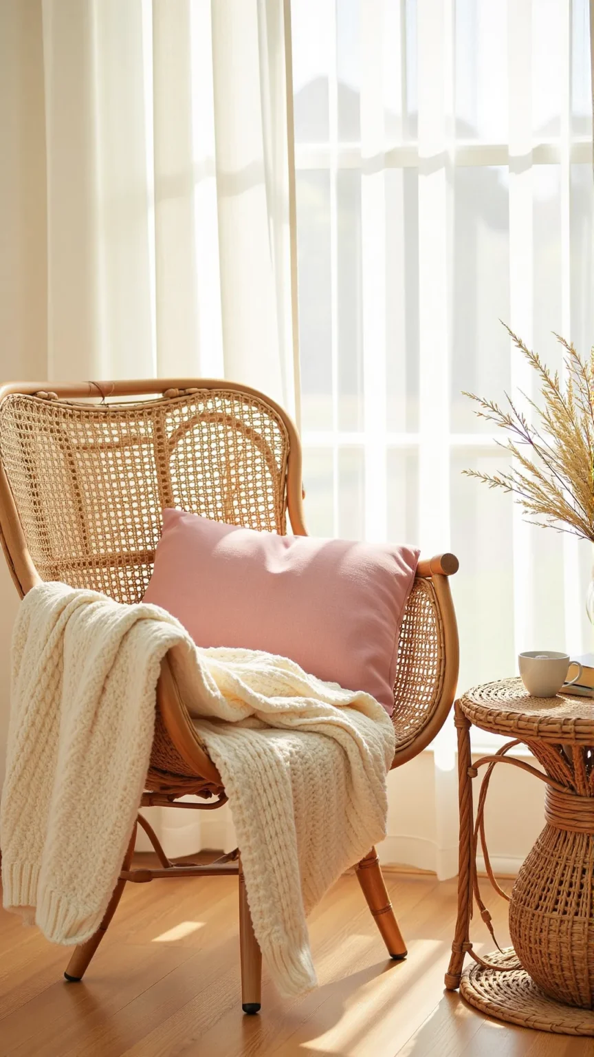 Rattan & Wicker Accent Furniture for Organic Warmth